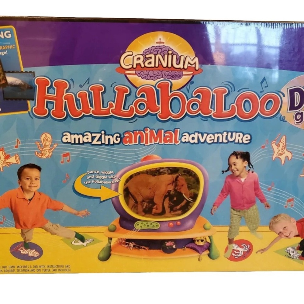 🎉 Brand new, factory sealed Cranium Hullabaloo DVD Game! Rare brand new